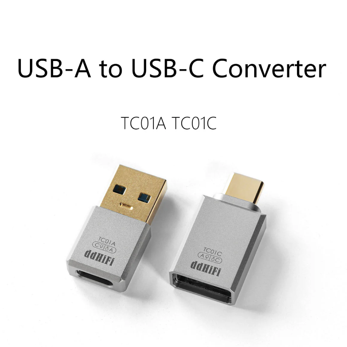ddHiFi - TC01A USB-A Male to USB-C Female Converter - Image 4