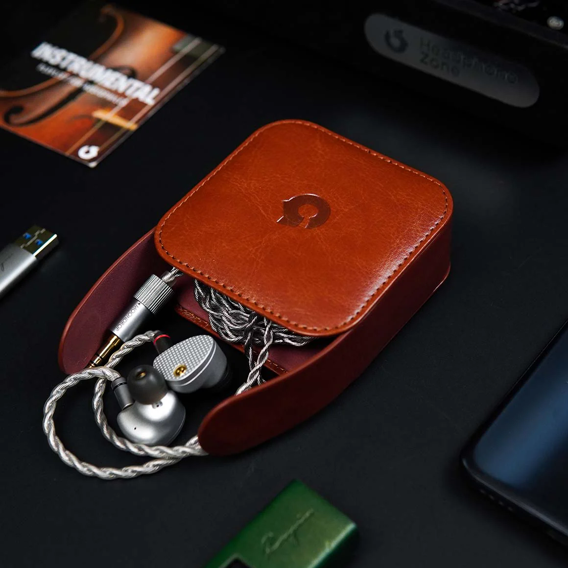 Headphone Zone X ddHiFi - Tan IEM / Earphone Case - Image 19