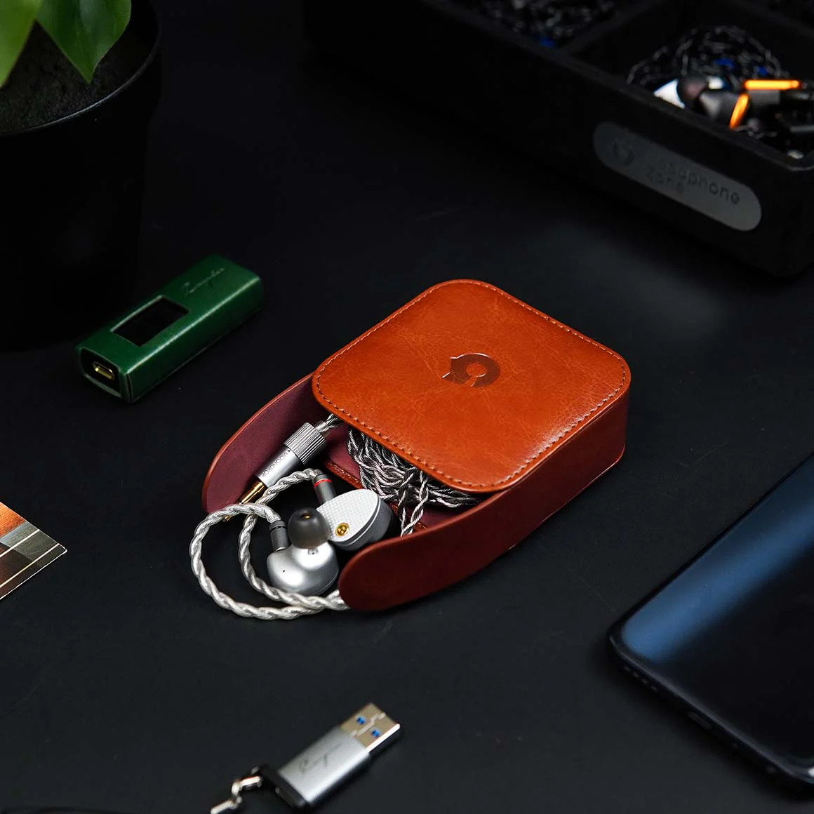 Headphone Zone X ddHiFi - Tan IEM / Earphone Case - Image 20