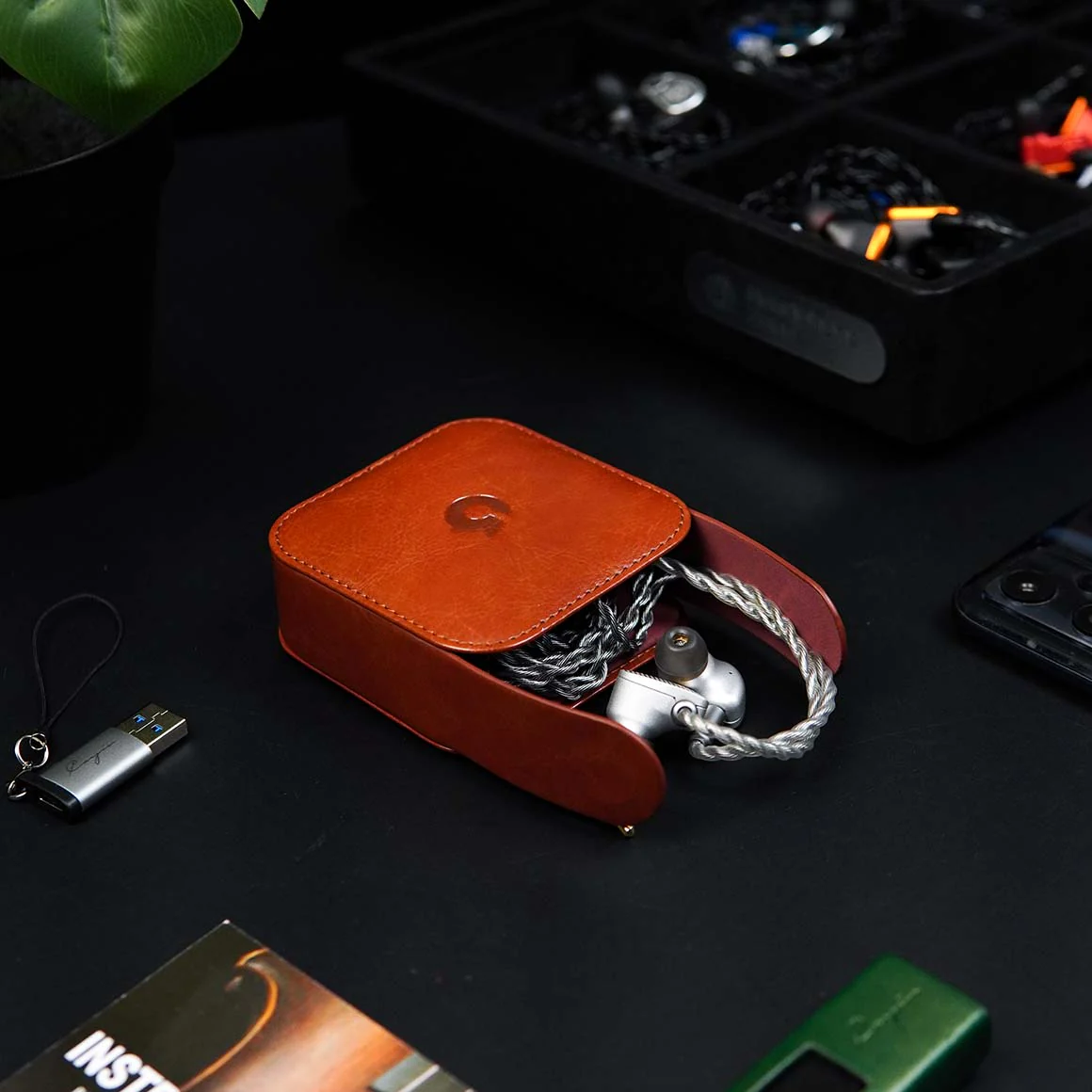 Headphone Zone X ddHiFi - Tan IEM / Earphone Case - Image 21