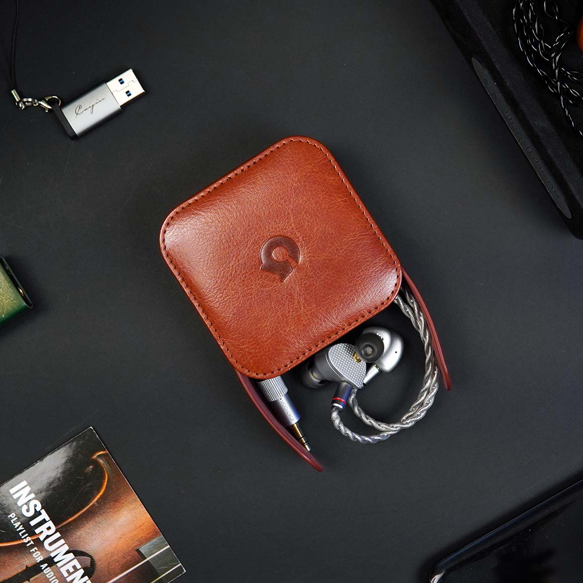 Headphone Zone X ddHiFi - Tan IEM / Earphone Case - Image 22