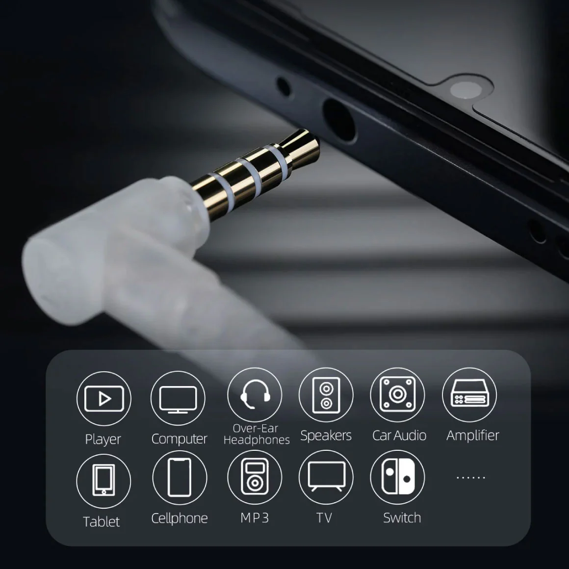 KZ - M2 Type-C Dual Mic Silver-Plated Upgrade Cable (Unboxed) - Image 18