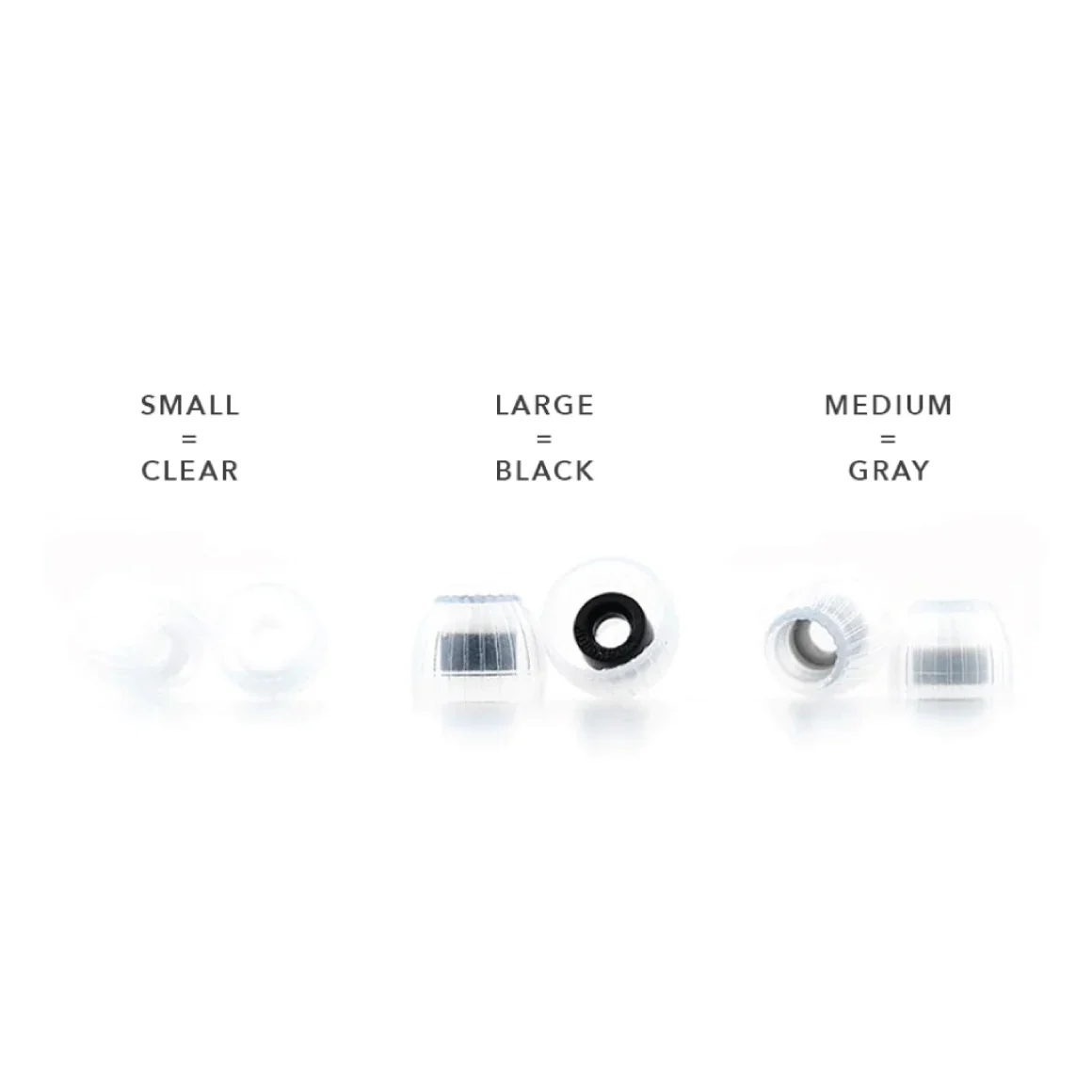 Moondrop - Spring Tips Silicone Eartips (3 Pairs) - Image 3